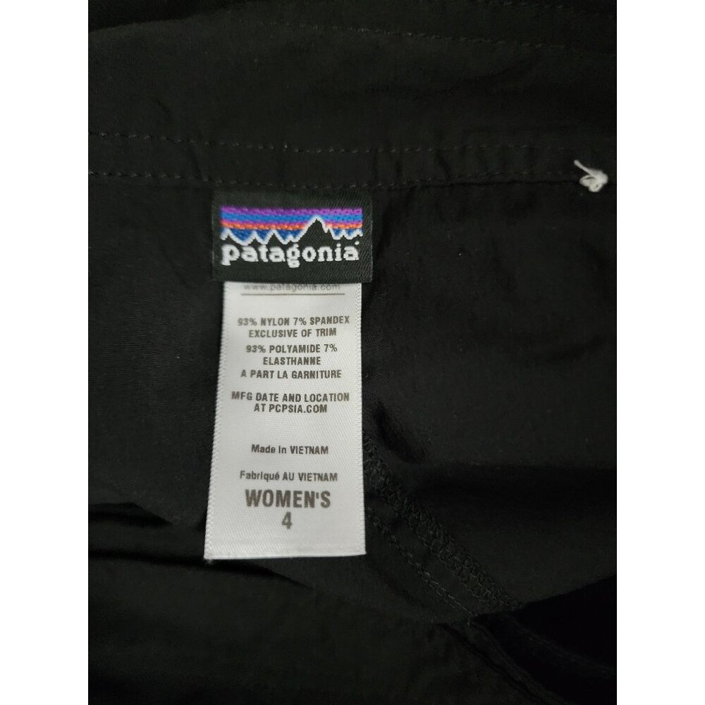 Patagonia Women's Black Activewear Golf Tennis Casual Wrap A-Line Skirt Size 4 - Picture 12 of 14